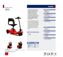 Carica l'immagine nel visualizzatore di Gallery, Usato Ricondizionato Blandino Joy 2 - scooter da interni pieghevole - TAILORMED®