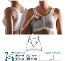 Carica l'immagine nel visualizzatore di Gallery, Orione - Reggiseno Post-operatorio Bra Bianco - cod. 9696 - TAILORMED®