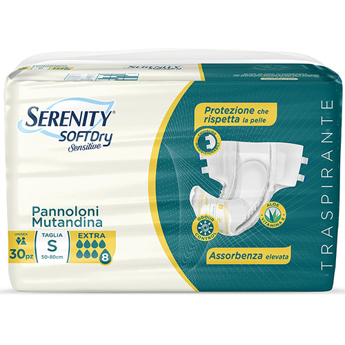 Serenity SoftDray Sensitive Extra - Pannolone Mutandina - Incontinenza