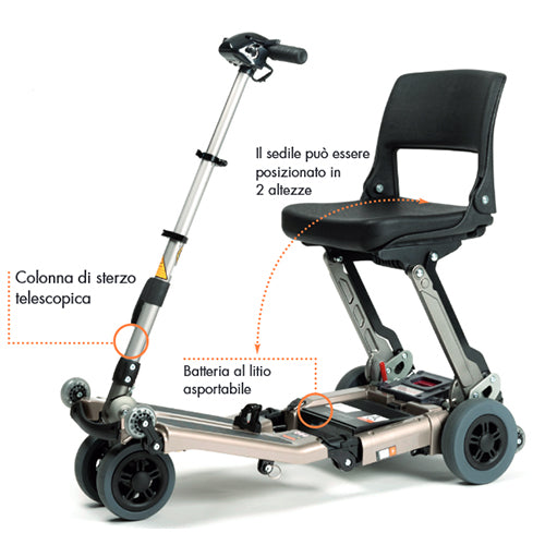 Scooter Elettrico pieghevole LUGGIE Vermeiren – TAILORMED®