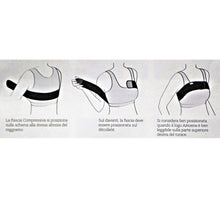 Carica l&#39;immagine nel visualizzatore di Gallery, Amoena - art. 0776 - Fascia di compressione del seno - Bianco - TAILORMED®
