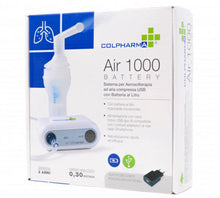 Carica l&#39;immagine nel visualizzatore di Gallery, Colpharma - Air 1000 Battery - Aerosolterapia
