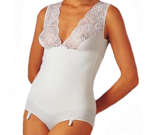 Dr Gibaud - Body contura Donna - Spalline larghe - Pizzo - TAILORMED®
