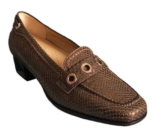 Loren 69913.W - Scarpa Decollete - Serpente Taupe (paio) - TAILORMED®