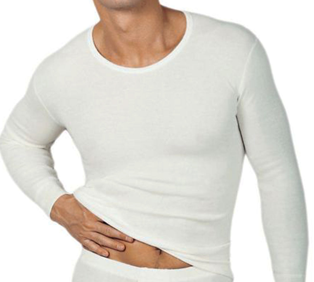 Medima - Maglia a manica lunga uomo - 40% Angora - Bianco - cod. 1515/10 - TAILORMED®