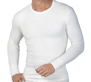 Medima - Maglia a manica lunga uomo - 50% Angora - Bianco - cod. 712/10 - TAILORMED®