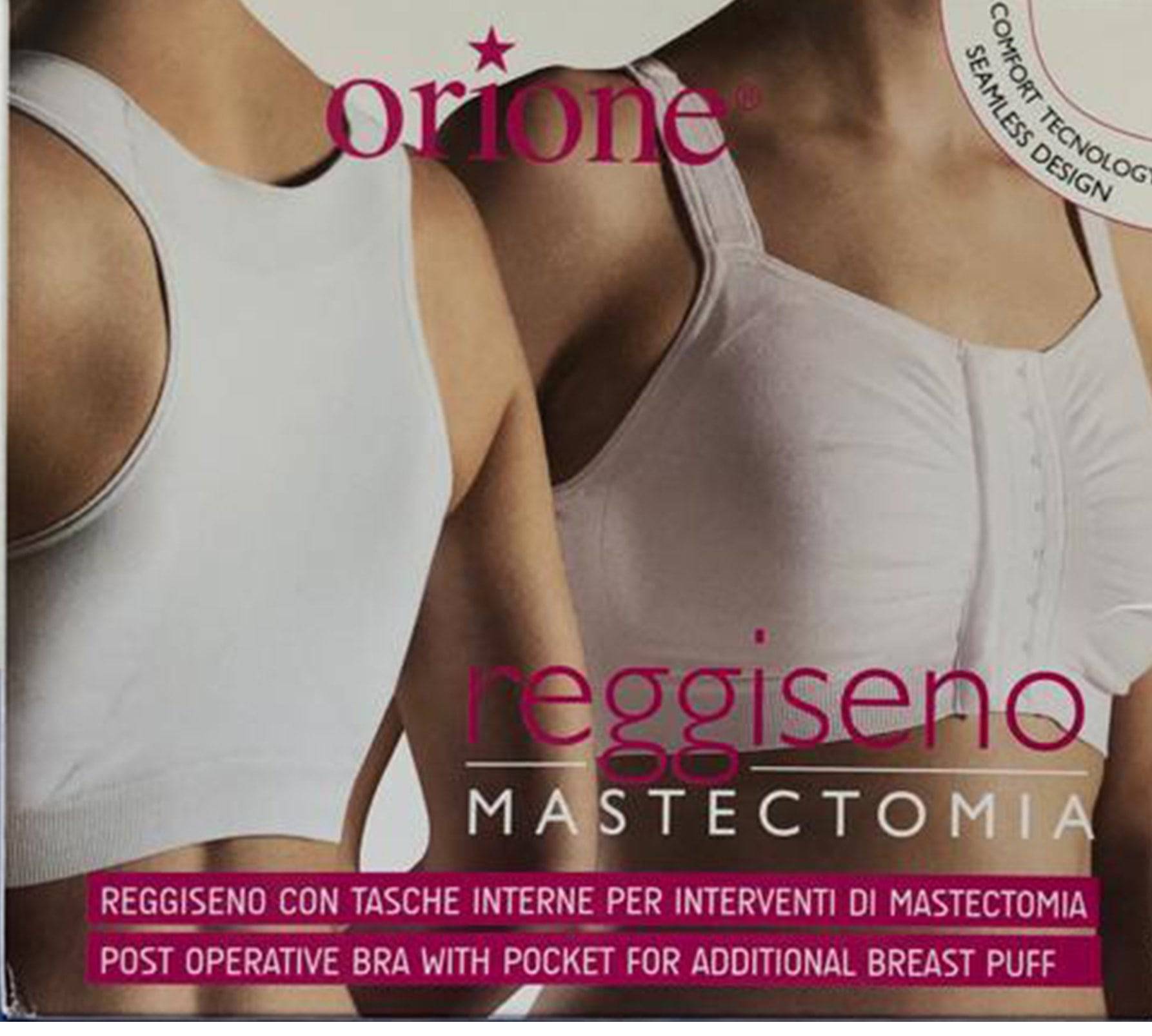 Orione Reggiseno Mastectomia post-operatorio Bra Bianco cod