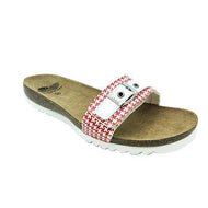 Dr Scholl Panarea - Ciabatta aperta - Bianco/Rosso (paio) - TAILORMED®