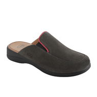 Dr. Scholl New Moue - Ciabatta - Pelle scamosciata e scamosciato stampato Grigio scuro (paio) - TAILORMED®