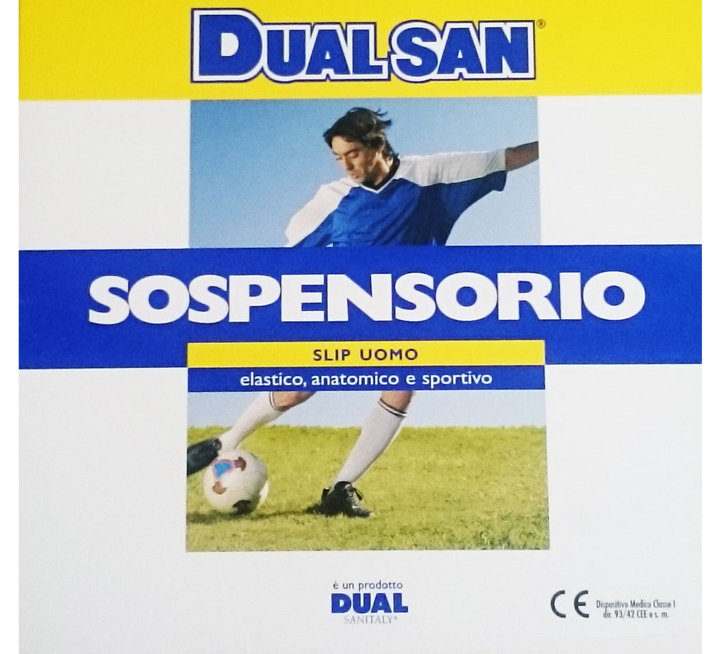 DualSan - Sospensorio Sportivo - Slip Uomo - Bianco - TAILORMED®